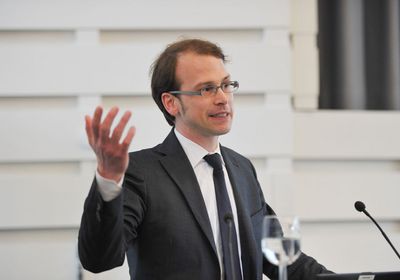 Tobias Gastomzyk auf dem Hamburger Mediensymposium