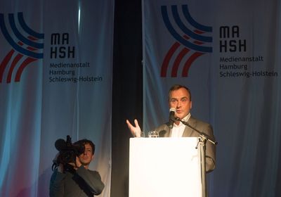 Thoms Fuchs auf dem 6. Jahresempfang der MA HSH