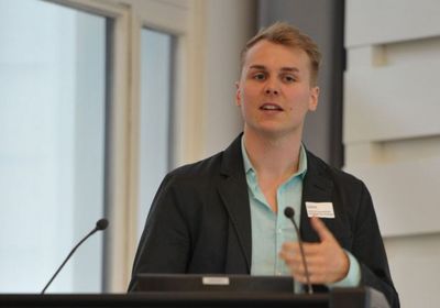 Marco Lünich auf dem Hamburger Mediensymposium